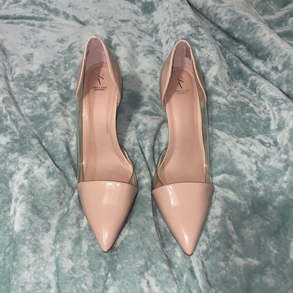SIMPLY VERA WANG nude heels  sz 10 - Picture 1 of 5